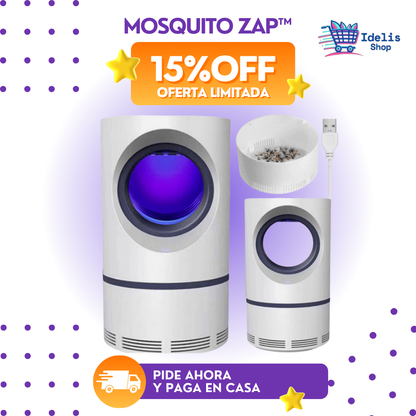 MOSQUITO ZAP™ LAMPARA LED ATRAPA MOSQUITOS